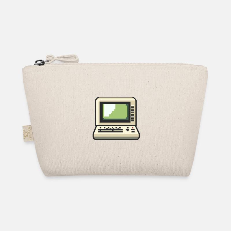 8-Bit DOS Terminal Computer Retro Pixelart Bio-Täschchen