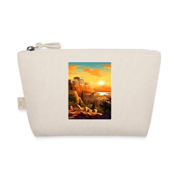 Athens Greece Travel Poster Souvenir Painting WPA - Organic Pouch - nature - Front