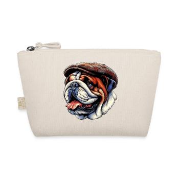 English Bulldog Dog - Organic Pouch - nature - Front