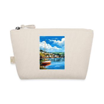 Fowey River Angleterre Affiche de voyage vintage souvenir - Trousse biologique - nature - Devant
