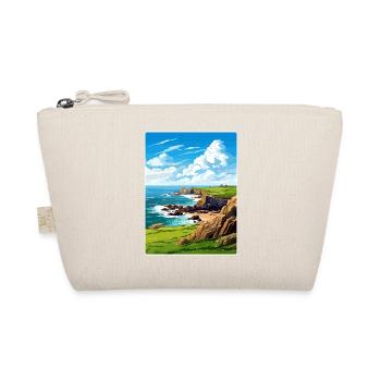 Lands End Cornwall England Reiseposter Souvenir - Bio-Täschchen - Natur - Vorne
