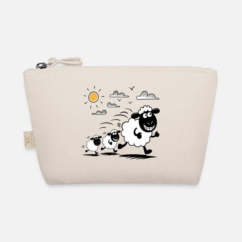 Funny Sheep Flock Animals Organic Pouch