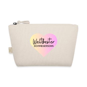 Weltbester Schwiegersohn! Personalisierbar - Bio-Täschchen - Natur - Vorne