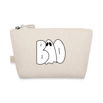 BOO Ghost Lettering - Organic Pouch - nature - Front