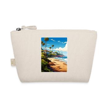 Malibu California Travel Poster Souvenir Paint WPA - Organic Pouch - nature - Front