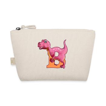 B - DINOSAURE, personnalisable - Trousse biologique - nature - Devant