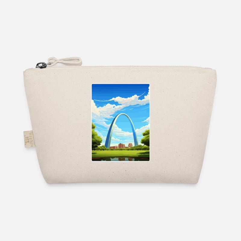 Gateway Arch Nationalpark Reiseplakat Souvenir - Bio-Täschchen - Natur