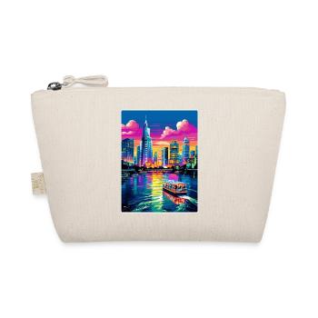 Bangkok Thailand Thai Reise Poster Souvenir WPA - Bio-Täschchen - Natur - Vorne