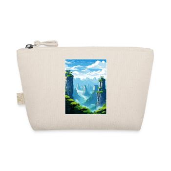 Zhangjiajie China Travel Poster Souvenir Paint WPA - Organic Pouch - nature - Front