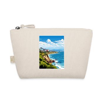 Lima Peru Reise Poster Souvenir Postkarte Malerei - Bio-Täschchen - Natur - Vorne