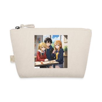 Anime Art Class Friends - Organic Pouch - nature - Front