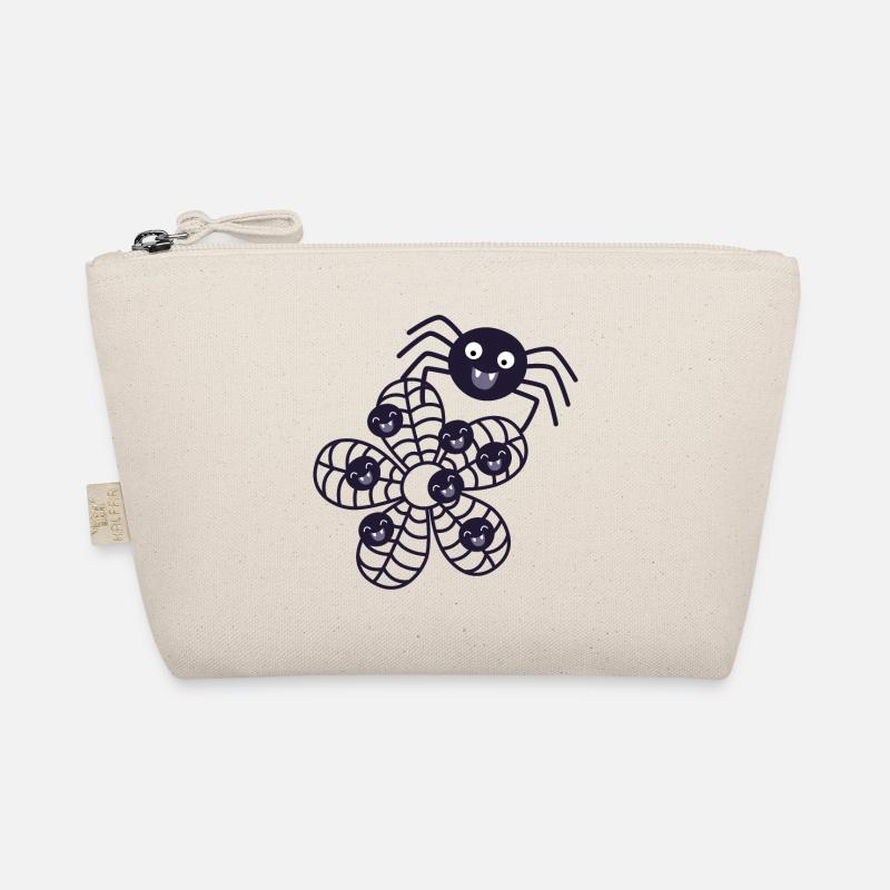 Araignée avec toile d’araignée avec bébés araignées Trousse biologique