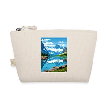 Glacier National Park Travel Poster Souvenir WPA - Organic Pouch - nature - Front