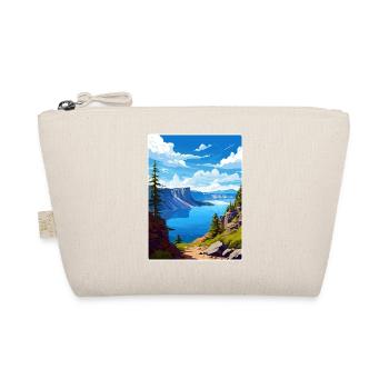 Affiche de voyage souvenir du parc national du lac Crater - Trousse biologique - nature - Devant