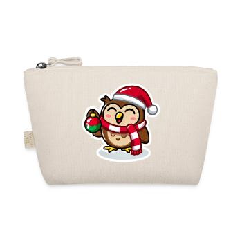 Wise Owl Christmas Cheer - Organic Pouch - nature - Front