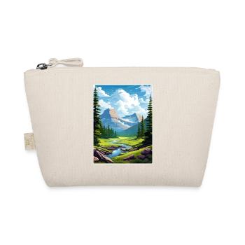 Glacier National Park Travel Poster Souvenir WPA - Organic Pouch - nature - Front