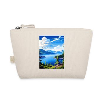Affiche de voyage souvenir du parc national du lac Crater - Trousse biologique - nature - Devant