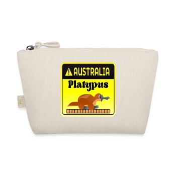 Australia Platypus Warning - Mammals - Organic Pouch - nature - Front