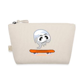 HALLOWEEN COSTUMES GHOSTS SKATEBOARD - Organic Pouch - nature - Front