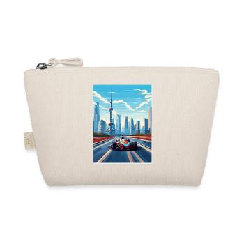Shanghai Circuit Motorsport Race China Travel Card - Organic Pouch - nature - Front