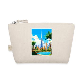 Dubai United Arab Emirates Travel Poster Souvenir - Organic Pouch - nature - Front