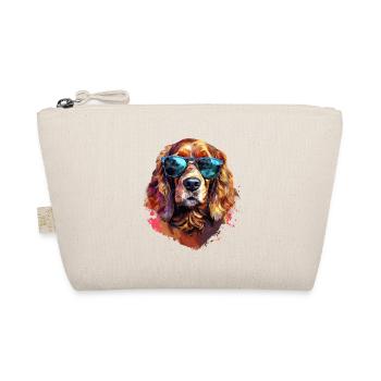 Cocker Spaniel avec lunettes de soleil - Trousse biologique - nature - Devant