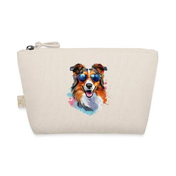 Collie avec lunettes de soleil - Trousse biologique - nature - Devant