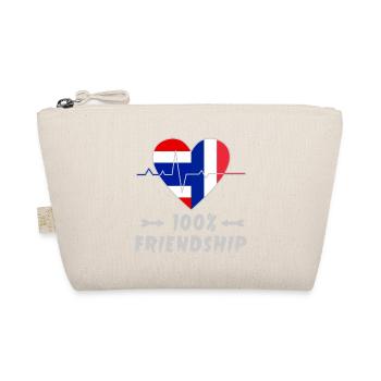 Thailand and France 100% friendship - Organic Pouch - nature - Front