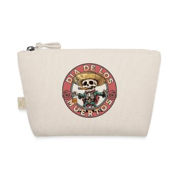 Dia De Los Muertos Skull Skull Tequilla - Organic Pouch - nature - Front