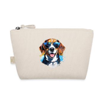 Beagle avec lunettes de soleil - Trousse biologique - nature - Devant