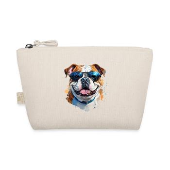 Bouledogue avec lunettes de soleil - Trousse biologique - nature - Devant