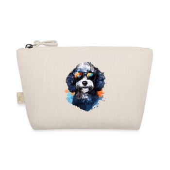 Caniche avec lunettes de soleil - Trousse biologique - nature - Devant
