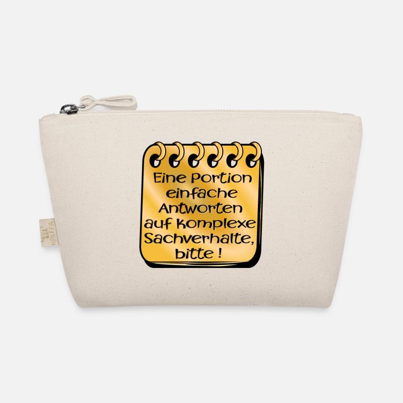 KOMPLEXE SACHVERHALTE Bio-Täschchen