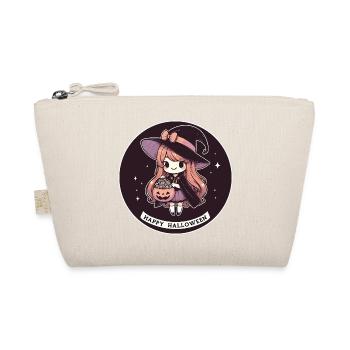 Halloween Witch for Kids - Organic Pouch - nature - Front