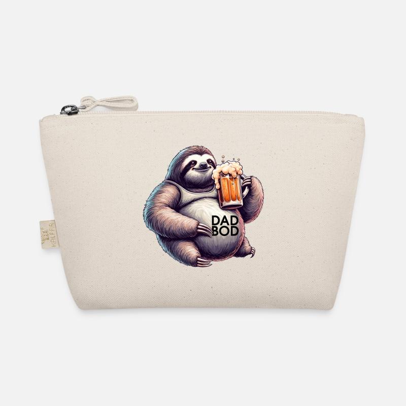 Dad Bod Beer Belly Bière Sloth Cadeau Trousse biologique