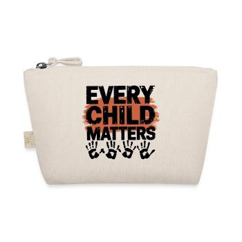 Every Child Matters World Children's Day - Organic Pouch - nature - Front