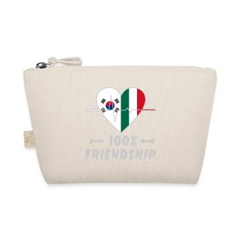 100 % amitié entre la Corée du Sud et l'Italie - Trousse biologique - nature - Devant
