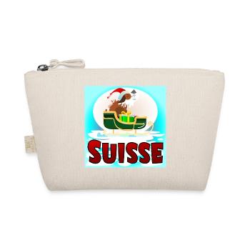Chien Saint-Bernard Suisse Noël - Trousse biologique - nature - Devant