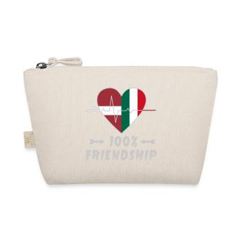 100 % amitié entre la Lettonie et l'Italie - Trousse biologique - nature - Devant