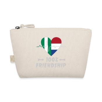 Nigeria and the Netherlands 100% friendship - Organic Pouch - nature - Front