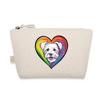 West Highland Terrier Chien Coeur Amour Chien - Trousse biologique - nature - Devant