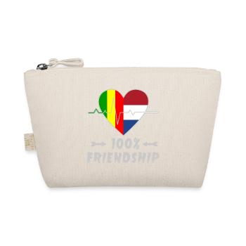 Mali and the Netherlands 100% friendship - Organic Pouch - nature - Front