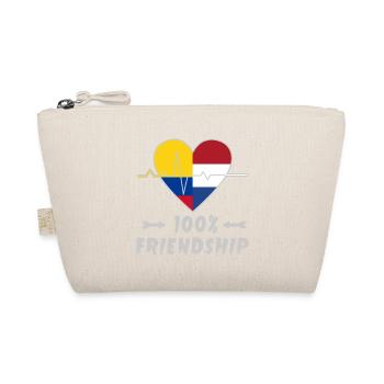 Colombia and the Netherlands 100% friendship - Organic Pouch - nature - Front