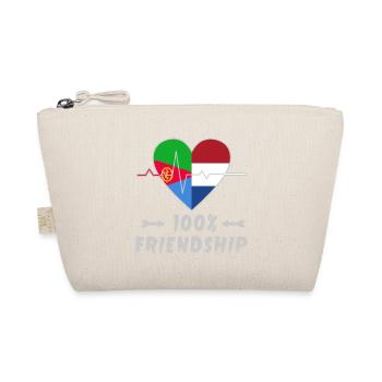 Eritrea und Niederlande 100% Freundschaft - Bio-Täschchen - Natur - Vorne