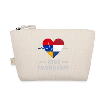 Armenia and the Netherlands 100% friendship - Organic Pouch - nature - Front