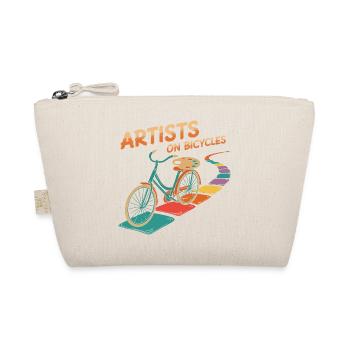 Artists on Bicycles - Organic Pouch - nature - Front