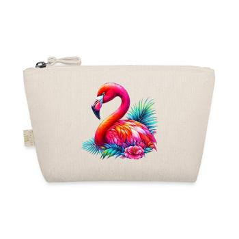 Flamingo - Bio-Täschchen - Natur - Vorne