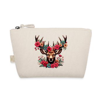 Cerf avec des fleurs - Trousse biologique - nature - Devant