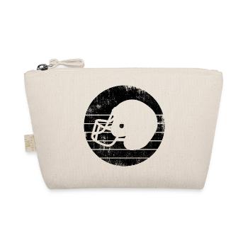 American Football Helm - Bio-Täschchen - Natur - Vorne