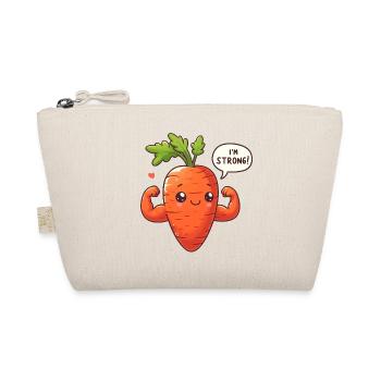 Kawaii-Karottenmuskel - Bio-Täschchen - Natur - Vorne